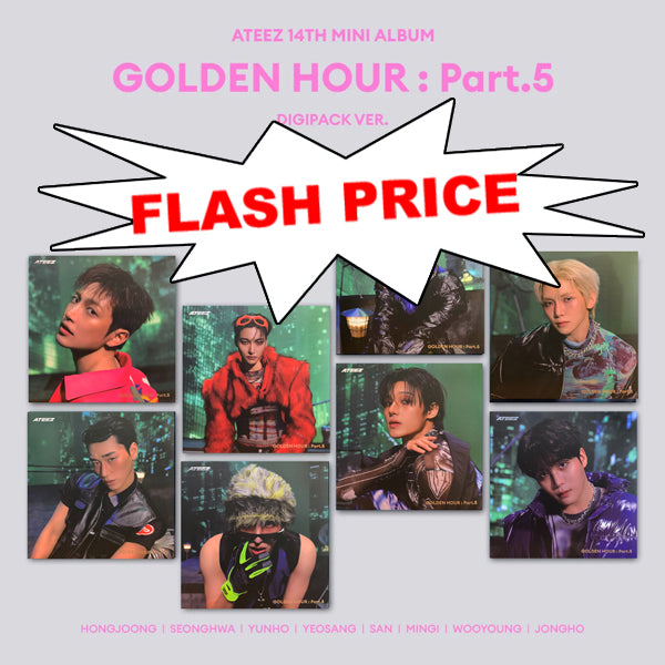 ATEEZ - GOLDEN HOUR Part.5  / Digipack Ver. *FLASH PRICE / STRICTLY RANDOM*