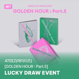 ATEEZ - GOLDEN HOUR Part.5 *SET OF 3 + SOUNDWAVE 2ND LUCKY DRAW POBS*
