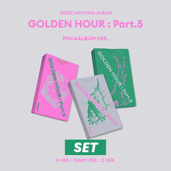 ATEEZ - GOLDEN HOUR Part.5  / POCAALBUM *SET OF 3*