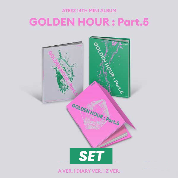ATEEZ - GOLDEN HOUR Part.5 *SET OF 3*