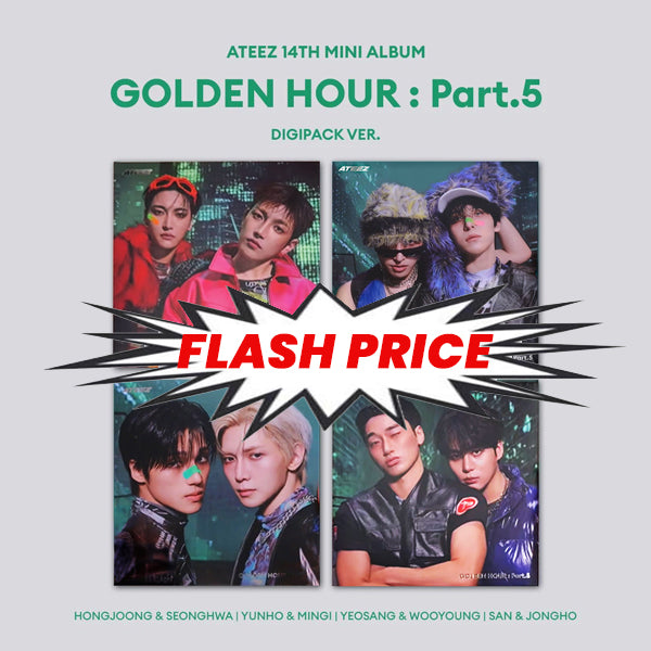 ATEEZ - GOLDEN HOUR Part.5  / Digipack Unit Ver. *FLASH PRICE / STRICTLY RANDOM*