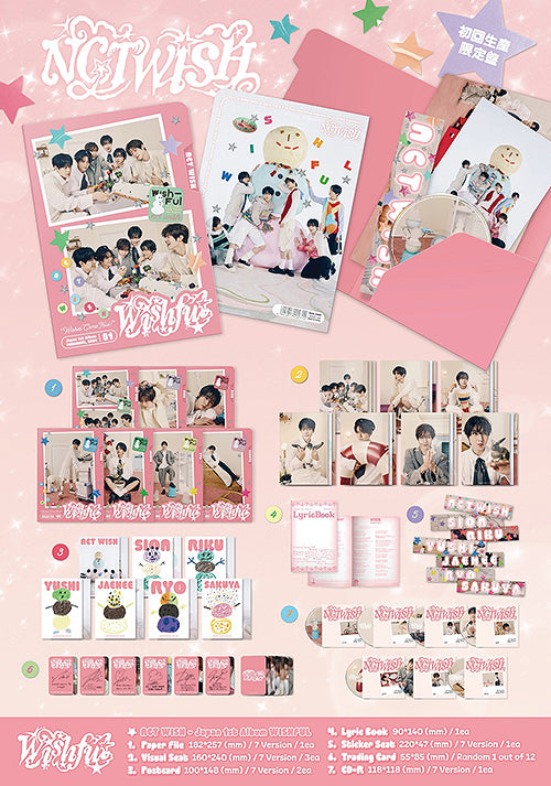 NCT WISH - Wishful (Japanese Limited Edition SOLO & ALL