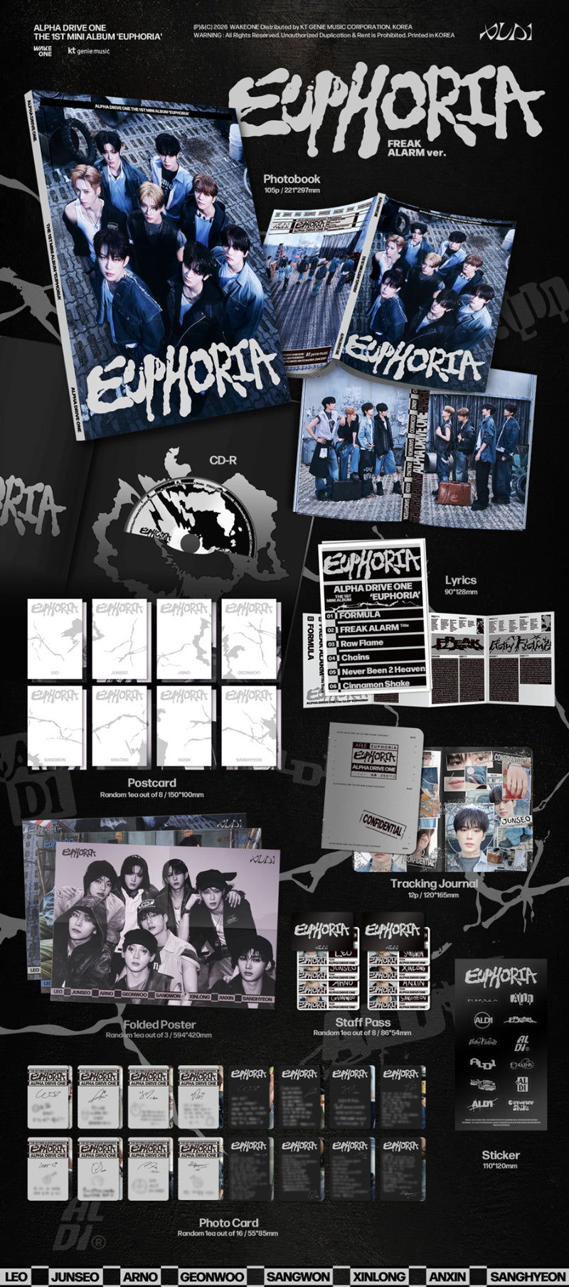 ALPHA DRIVE ONE - EUPHORIA / FREAK ALARM ver. *DEBUT* - K-Pop Time