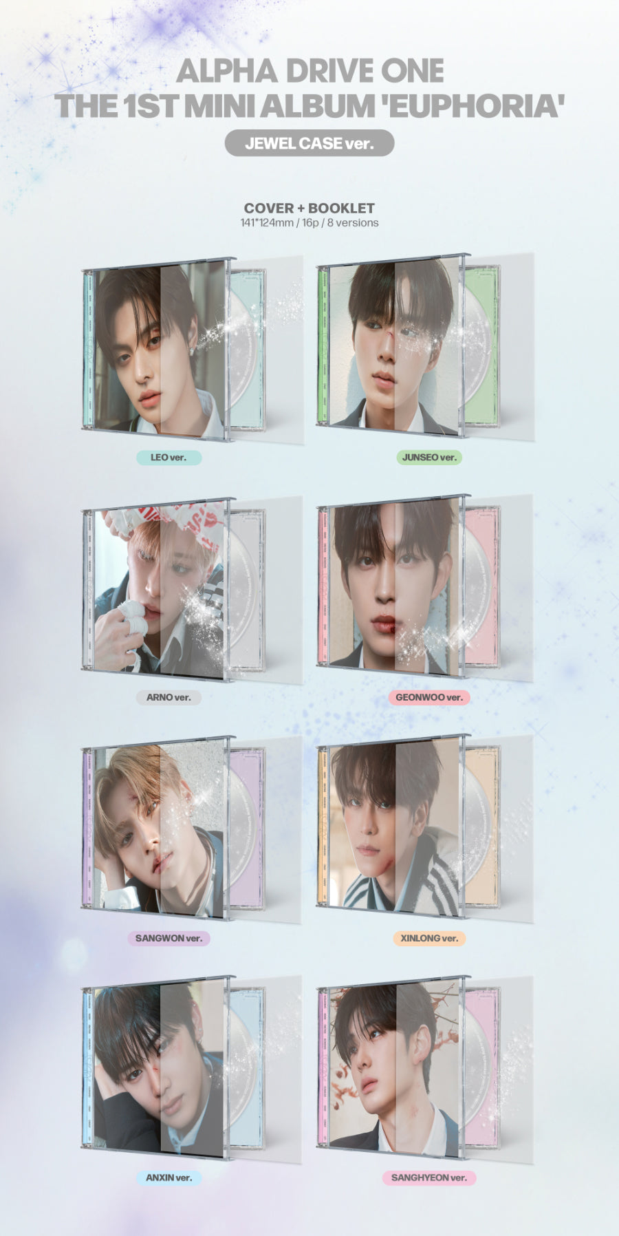 ALPHA DRIVE ONE - EUPHORIA / JEWEL CASE ver *DEBUT* - K-Pop Time