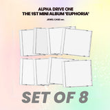 ALPHA DRIVE ONE - EUPHORIA / JEWEL CASE ver (SET OF 8) + BONUS