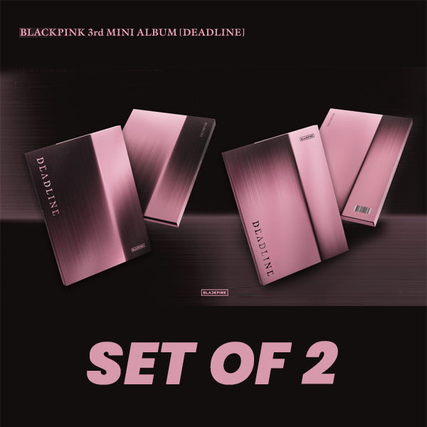 BLACKPINK - DEADLINE *SET OF 2 + 4 PHOTOCARDS LIMITED FLASH SALE