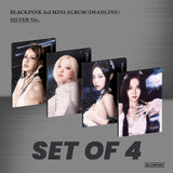 BLACKPINK - DEADLINE / Silver Ver. *SET OF 4* + FIRST PRESS SET BONUS