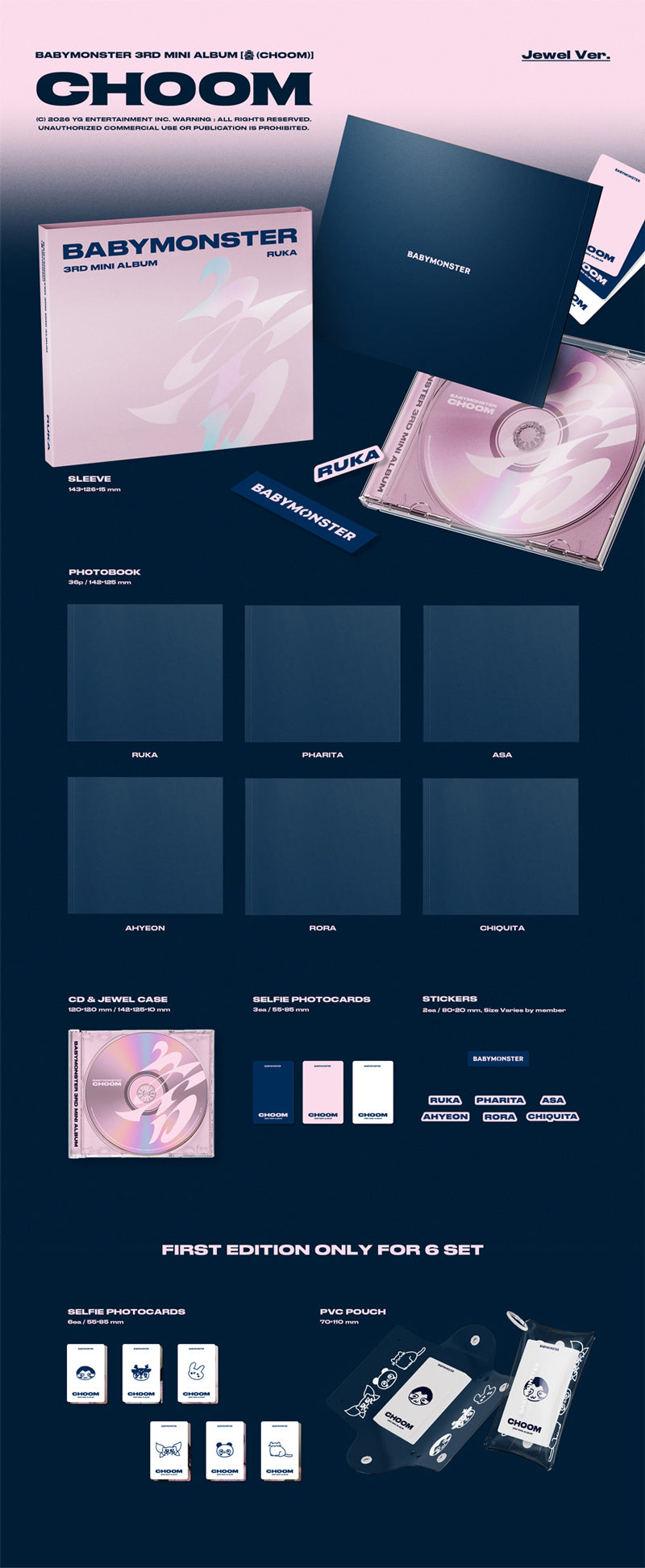 BABYMONSTER - CHOOM / JEWEL ver. - K-Pop Time