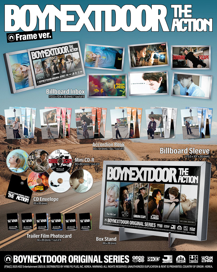 BOYNEXTDOOR - The Action / Frame Ver. - K-Pop Time
