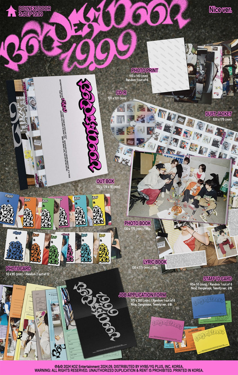 BOYNEXTDOOR - 19.99 / Standard - K-Pop Time