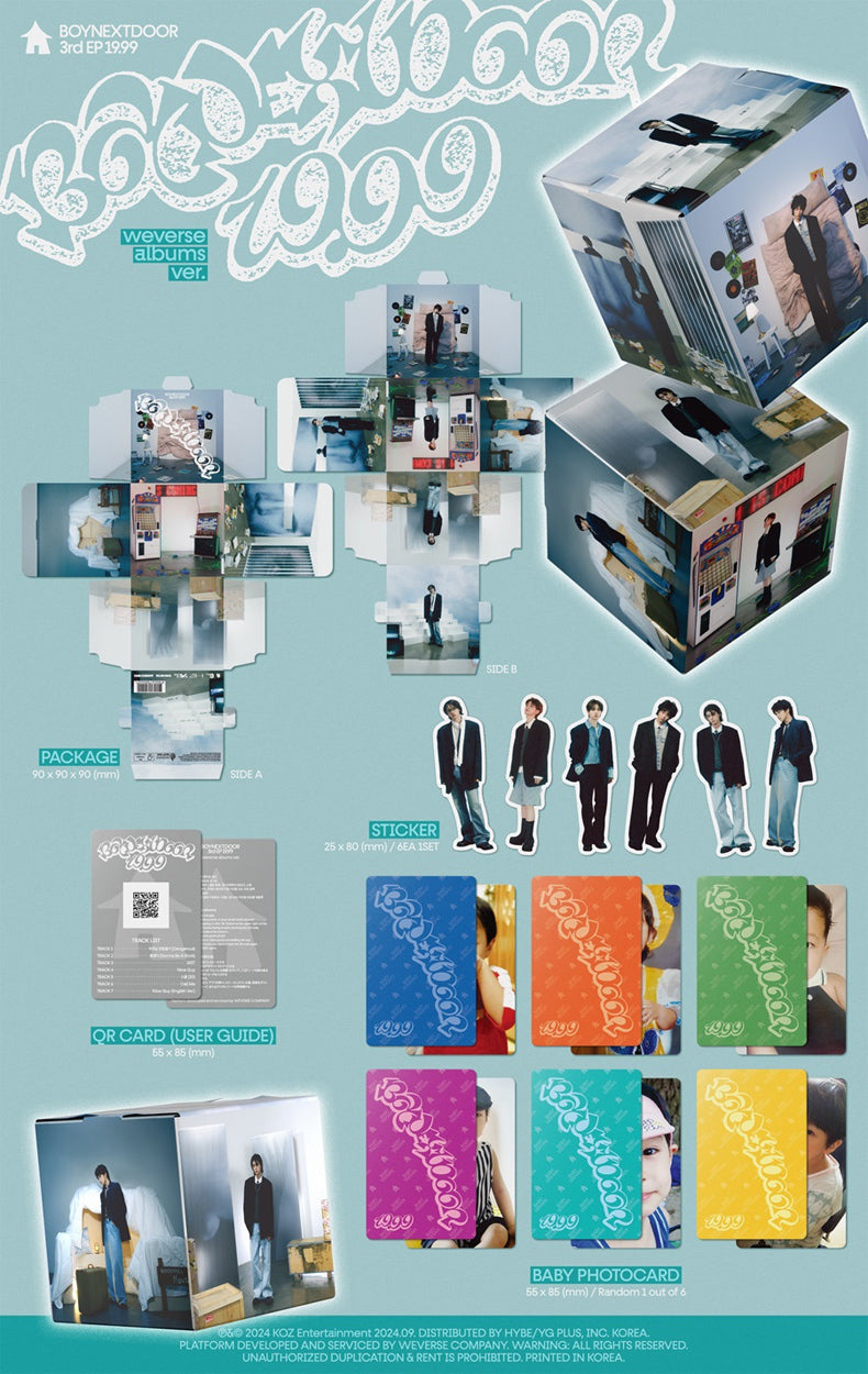 BOYNEXTDOOR - 19.99 / Weverse albums ver. - K-Pop Time