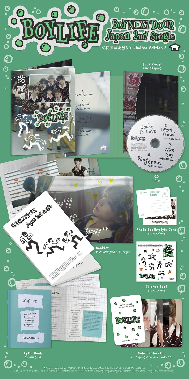 BOYNEXTDOOR - BOYLIFE (Japanese Limited Edition / TYPE B