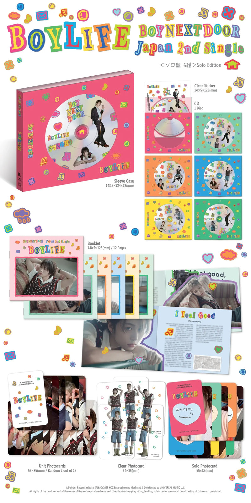 BOYNEXTDOOR - BOYLIFE (Japanese Limited Edition Solo Editions) - K