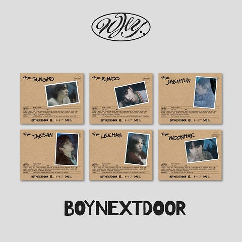 BOYNEXTDOOR - WHY..  (LETTER Ver. - Random Covers)