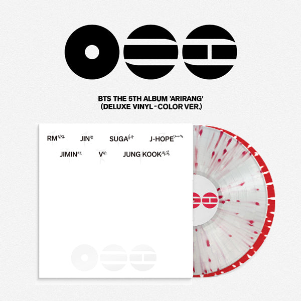 BTS ARIRANG アルバム Deluxe Vinyl Color Ver. UNBOXING] BTS ARIRANG Deluxe Vinyl (Color + B&W Ver.) + ARIRANG in