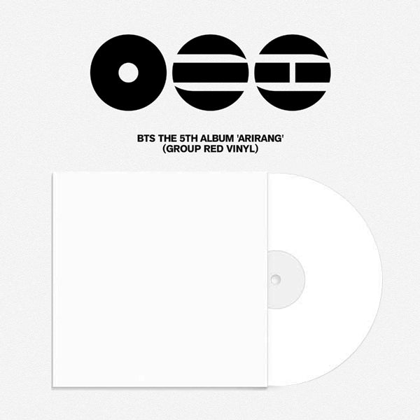 BTS - ARIRANG - Group Red Vinyl