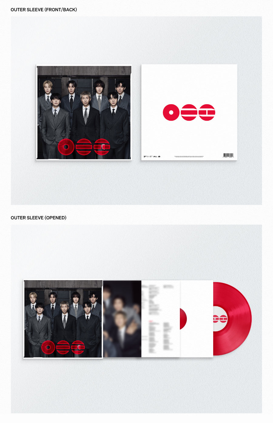 BTS - ARIRANG - Group Red Vinyl - K-Pop Time