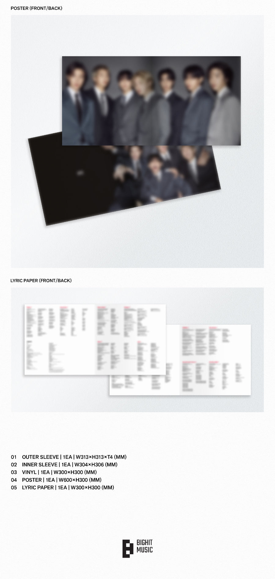 BTS - ARIRANG - Group Red Vinyl - K-Pop Time