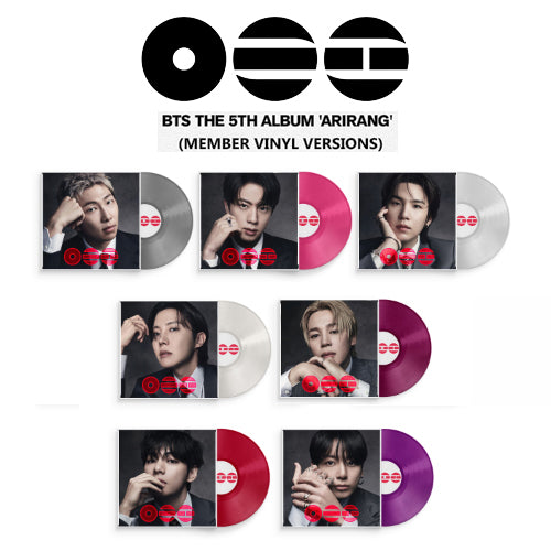 BTS - ARIRANG - Standard Vinyl (Member Versions) - K-Pop Time