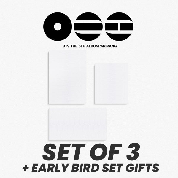 BTS - ARIRANG - WEVERSE EARLY BIRD SET OF 3 (Rooted In Korea+Rooted in Music+Living Legend) + BONUSES