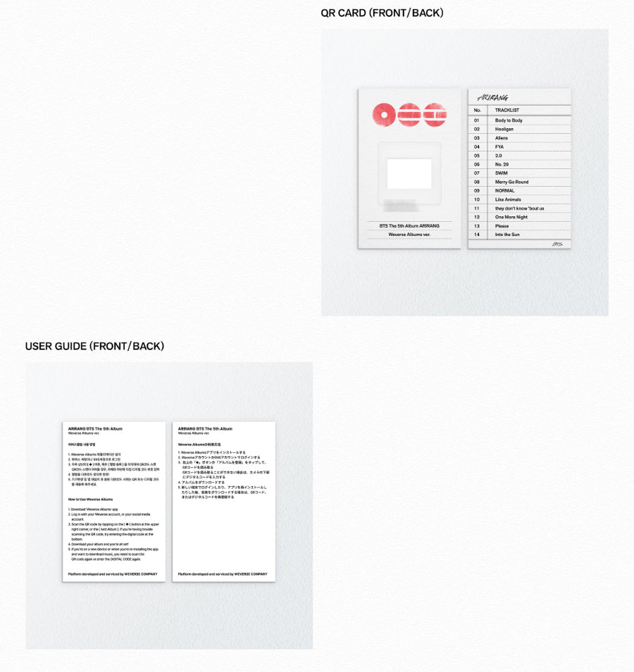 BTS - ARIRANG - Weverse Albums ver. - K-Pop Time