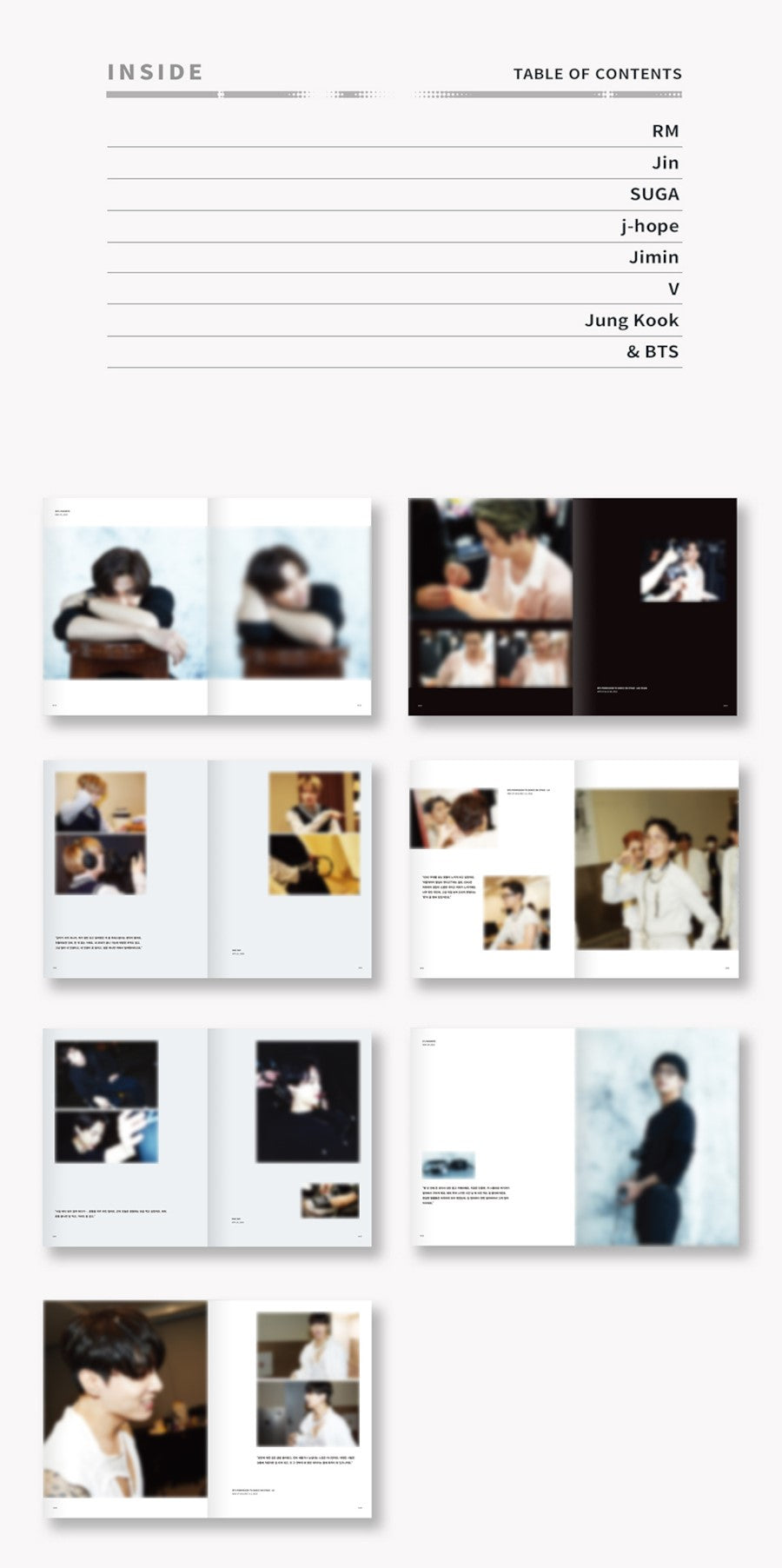 BTS - 'BEYOND THE STAGE' BTS DOCUMENTARY PHOTOBOOK : THE DAY WE