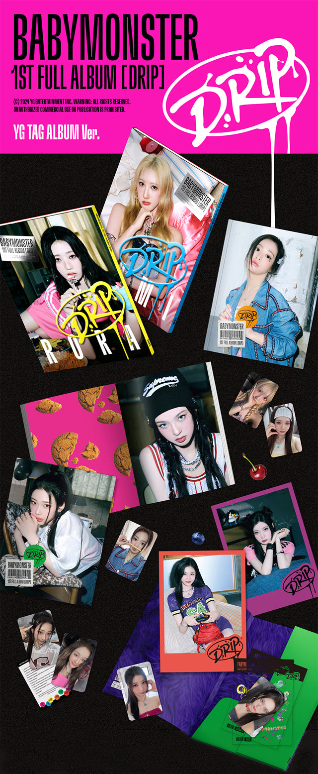 BABYMONSTER - DRIP / YG TAG ALBUM Ver. - K-Pop Time