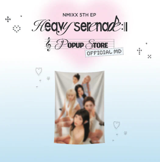 NMIXX - Heavy Serenade Pop Up MD / CHIFFON FABRIC POSTER