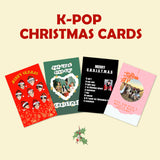 K-POP CHRISTMAS CARDS - SET OF 4