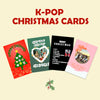 K-POP CHRISTMAS CARDS - SET OF 4