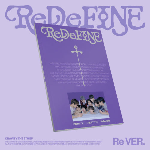 CRAVITY - ReDeFINE / Re Ver. + 1st Pressing BONUS