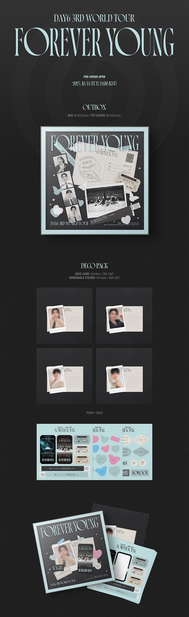 DAY6 - 3RD WORLD TOUR : FOREVER YOUNG / Blu-ray + BONUS - K-Pop Time