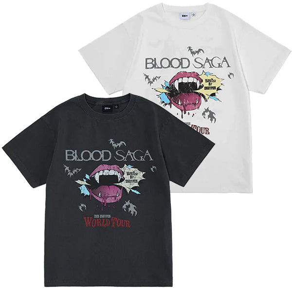 ENHYPEN - BLOOD SAGA TOUR MERCH / S/S T-Shirt - K-Pop Time