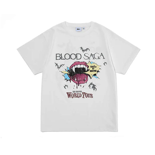 ENHYPEN - BLOOD SAGA TOUR MERCH / S/S T-Shirt
