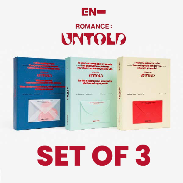 ENHYPEN - ROMANCE : UNTOLD / SET OF 3 *REPRESS PREORDER*