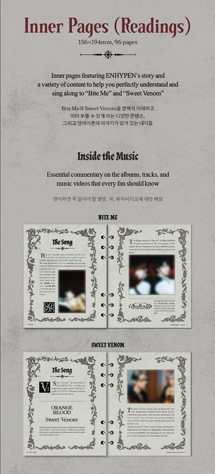 ENHYPEN - LYRICS GUIDE BINDER BOOK - K-Pop Time