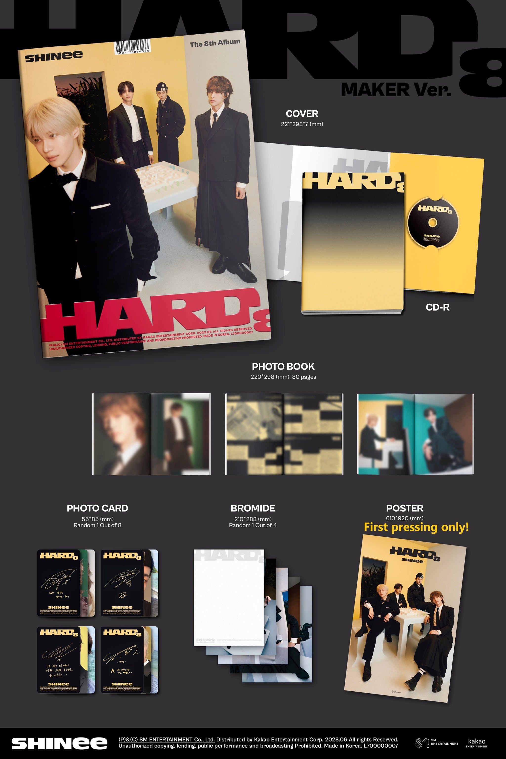 SHINee - HARD (Photo Book Ver.) - K-Pop Time