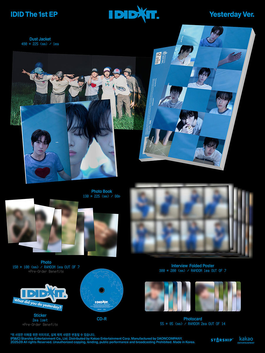 IDID - I Did It (Yesterday Ver / After Sunset Ver)*DEBUT* - K-Pop Time
