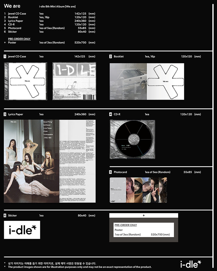 i-dle - We are / 8th Mini Album / Special Jewel Ver. - K-Pop Time