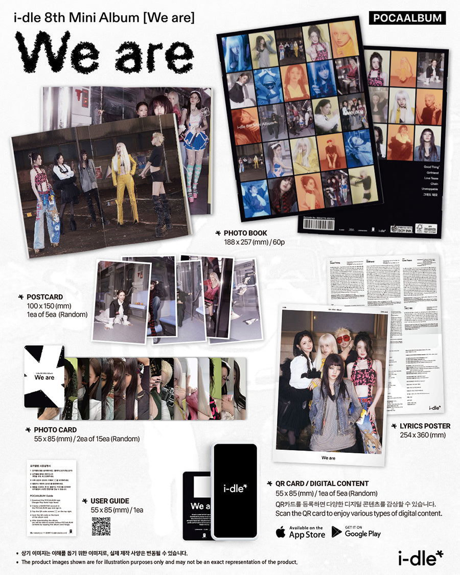 i-dle - We are / 8th Mini Album / POCAALBUM Photobook Ver. - K-Pop