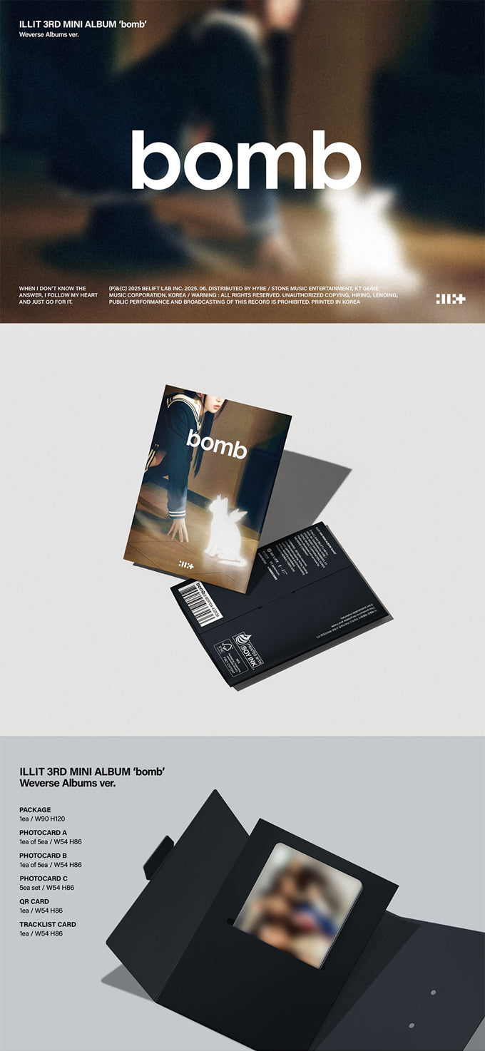 ILLIT - bomb / Weverse Albums Ver. - K-Pop Time
