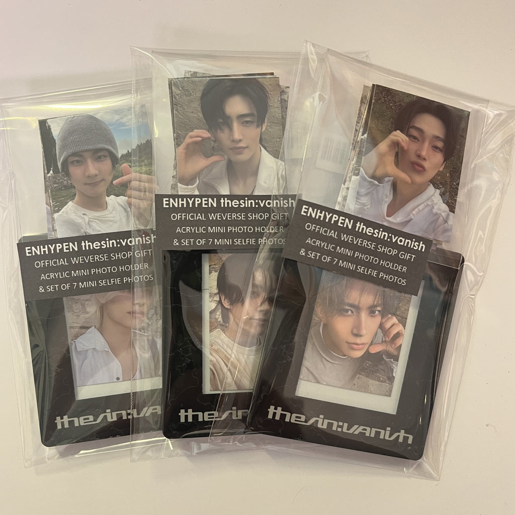 ENHYPEN - thesin:vanish / MINI PHOTO HOLDER + MINI PHOTO SET (Weverse Shop Gift)