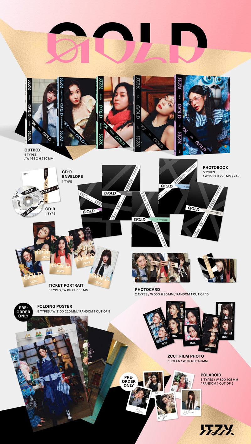 ITZY - GOLD / DIGIPACK Ver. - K-Pop Time