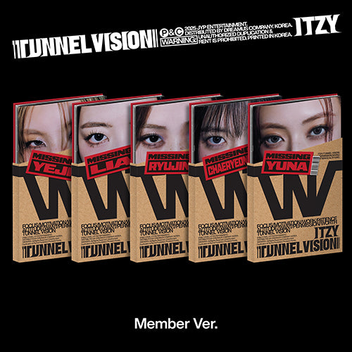 ITZY - TUNNEL VISION / Member Ver