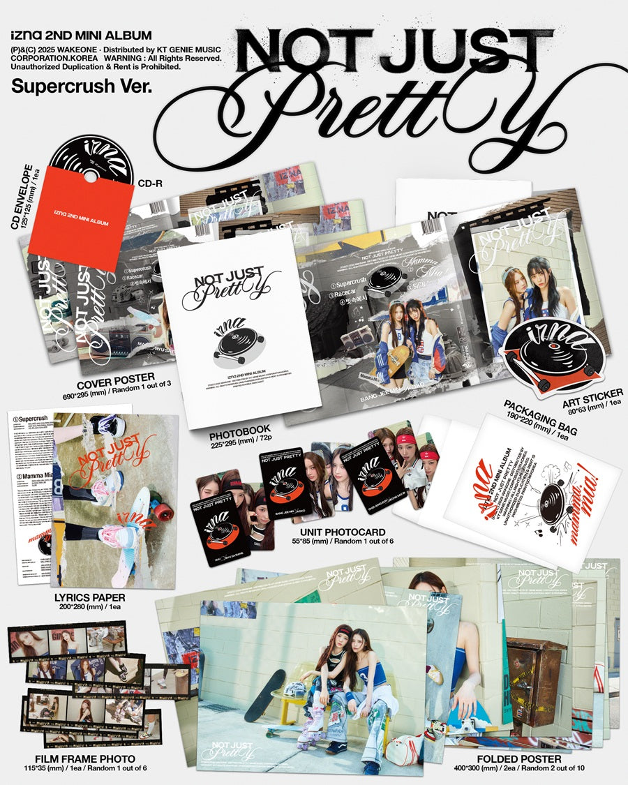 izna - Not Just Pretty / Supercrush Ver. (Random Posterbook) - K