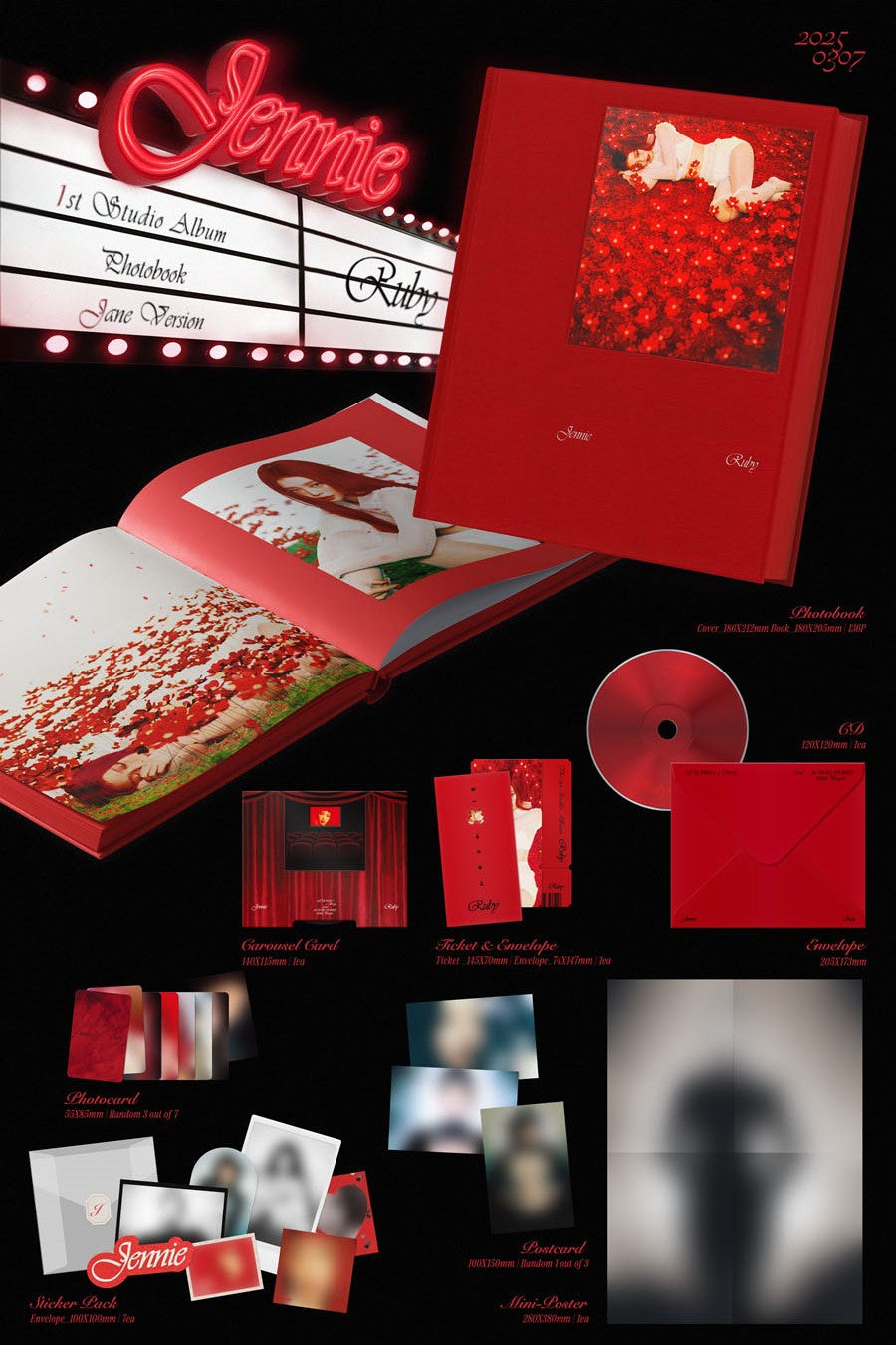 RIE JENNIファーストアルバムTABOO&ミニフォトブック他 JENNIE - RUBY / Photobook - K-Pop Time