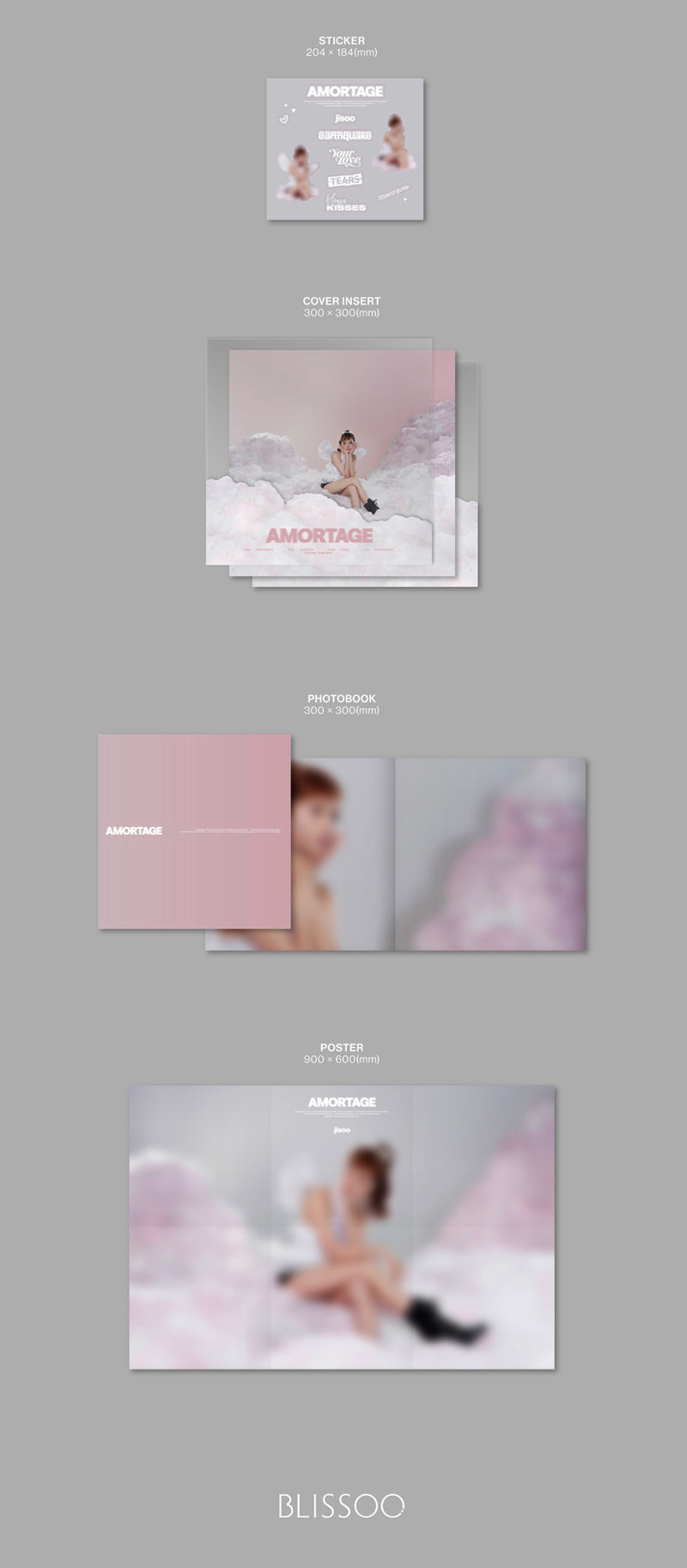 JISOO (BLACKPINK) - AMORTAGE / Vinyl LP Versions - K-Pop Time