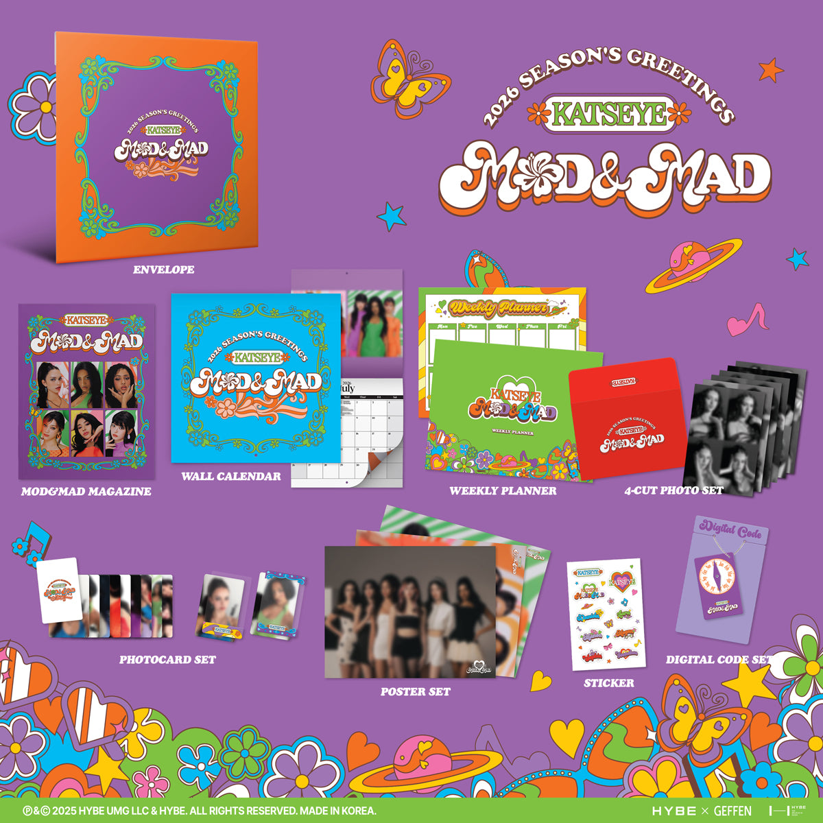 KATSEYE - 2026 SEASON'S GREETINGS / Mod & Mad - K-Pop Time