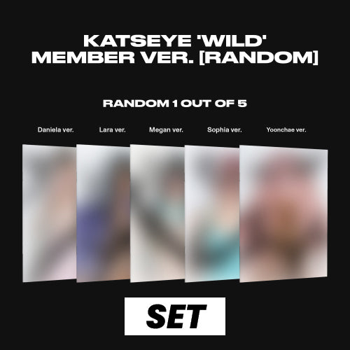 KATSEYE - WILD / Member Versions *SET OF 5*