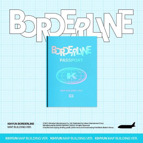 KIHYUN (MONSTA X) - BORDERLINE  / Map Building Ver. *LIMITED*
